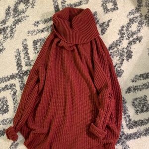 Oversized turtleneck